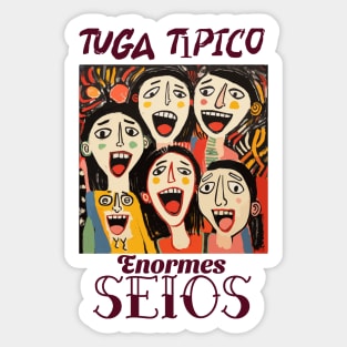 Enormes seios, v1 Sticker